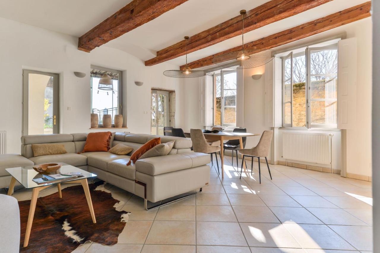 דירות ליון Beau Duplex Avec Jardin Et Vue מראה חיצוני תמונה