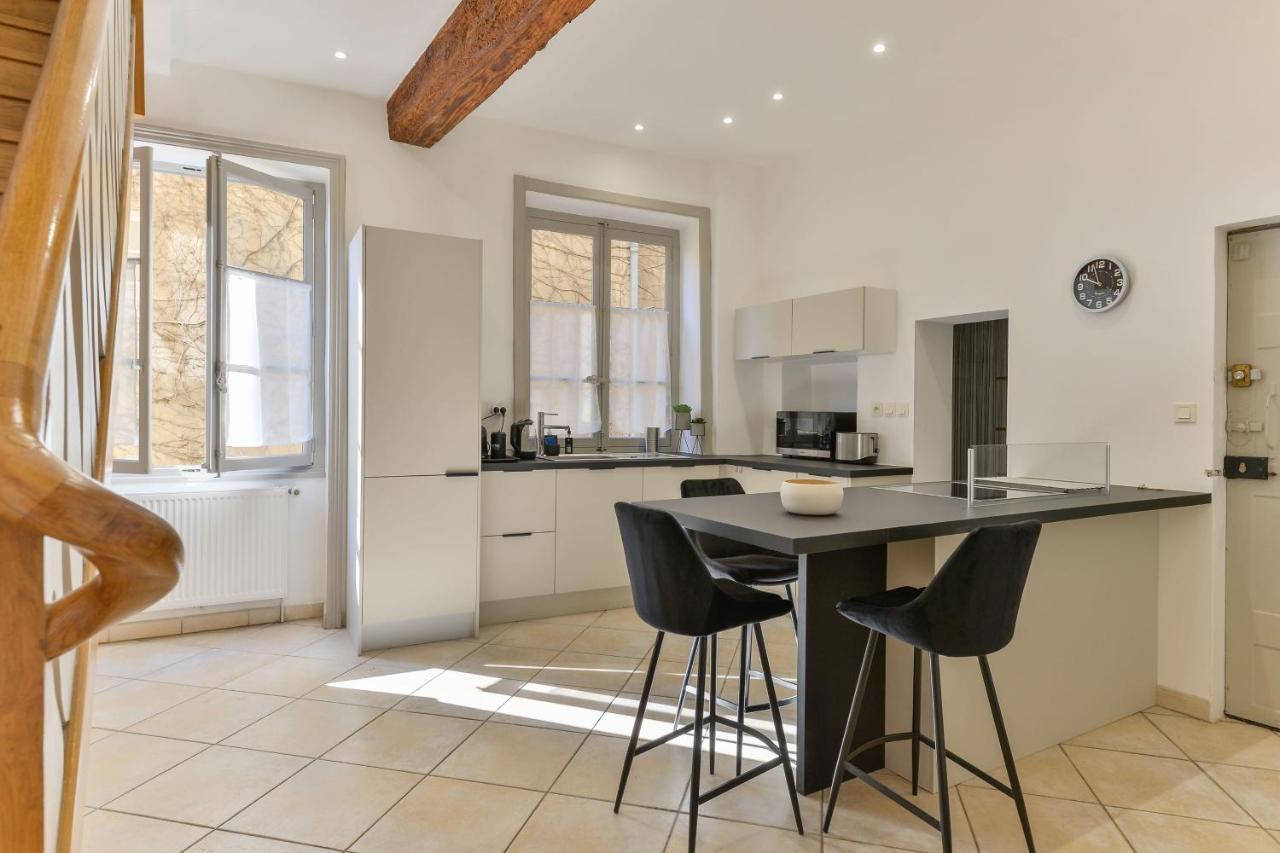 דירות ליון Beau Duplex Avec Jardin Et Vue מראה חיצוני תמונה
